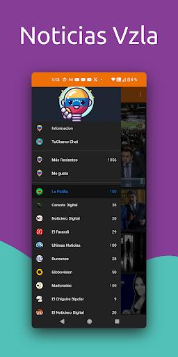 Android application Noticias de Venezuela screenshort
