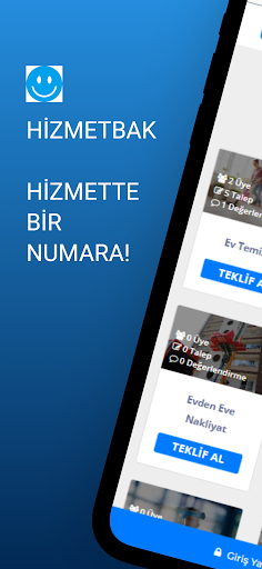Android application Hizmetbak - Gülümseten Hizmet screenshort