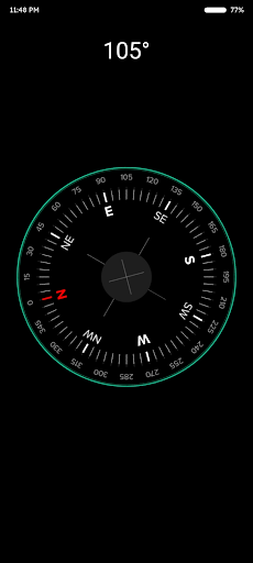 Android application TrueNorth Compass screenshort