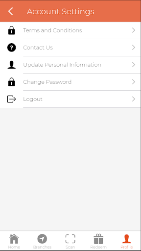 Android application DIY Hardware Loyalty screenshort