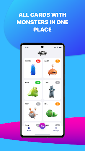 Android application Caries Monster Box screenshort