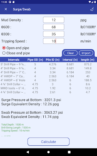Screenshot of Drilling Fluids Pro