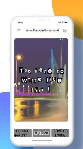 Water Fountain Photo Editor and Frames