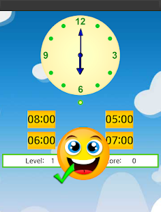 clock game for kids Screenshot