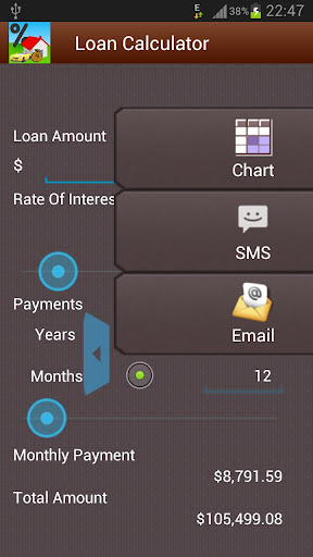 Bank Loan EMI Calculator Screenshot 4 - AppWisp.com