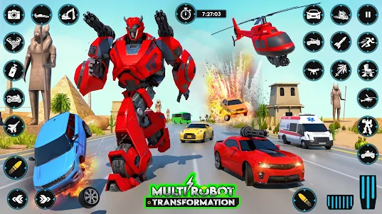 Robot Transform Car Games 3D