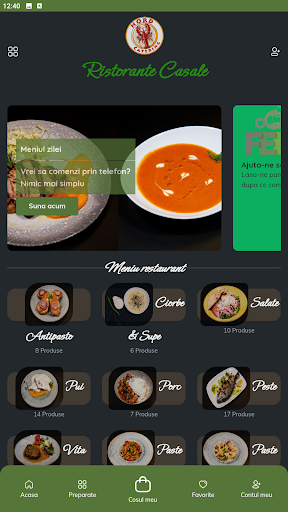 Android application Casale Ristorante screenshort