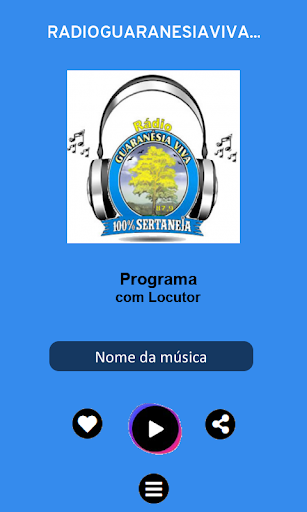 Android application Radio Guaranésia Viva screenshort