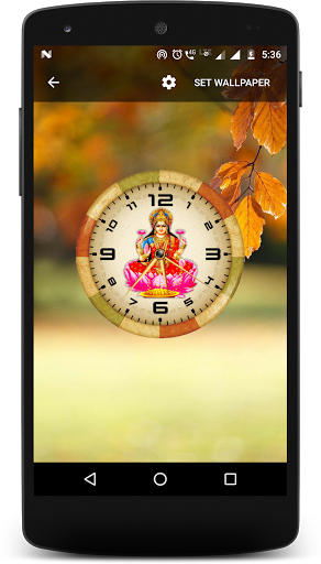 Laxmi mata clock liveWallpaper Screen 3