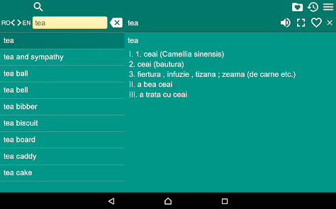 辞書Teora Dictionar Englez-Roman ルーマニア語⇔英語