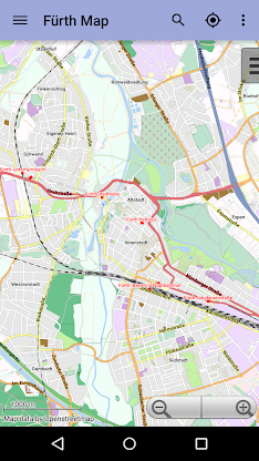 Fürth Offline City Map screenshot 1