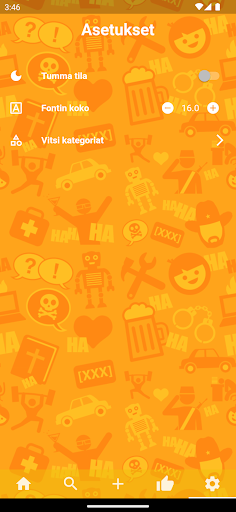 Android application Naljaraamat screenshort