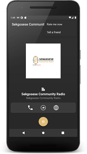 Sekgosese Radio Station Screen 2