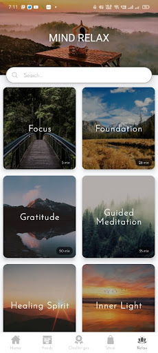 Android application Octane Fitness screenshort