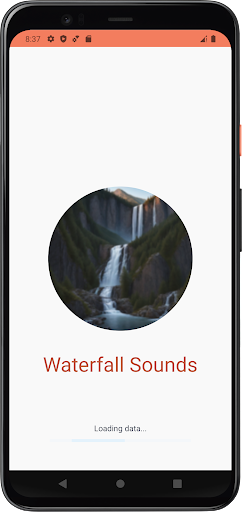 Android application Waterfall Sound screenshort