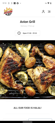 Android application Avion Grill screenshort