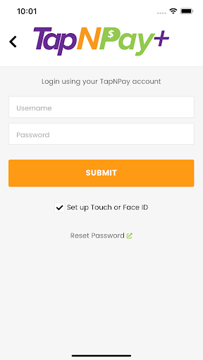 TapNPay+ Screen 2