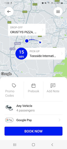 Royal Cars Teesside Screen 3