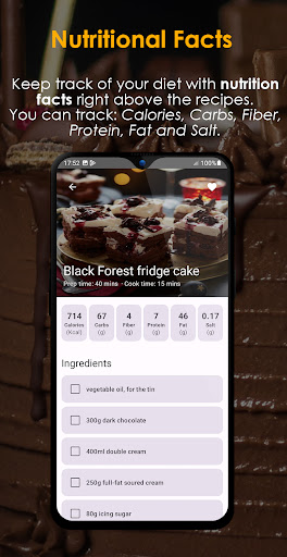 Chocolate Recipes Offline Screen 3
