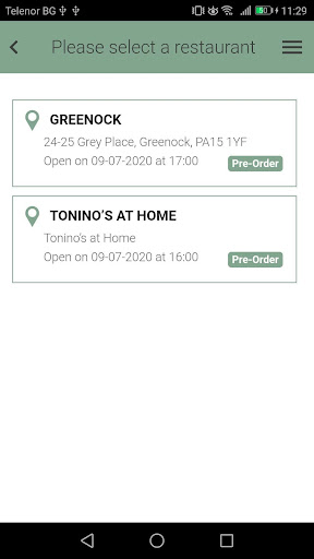 Toninos Pizzeria Screen 3
