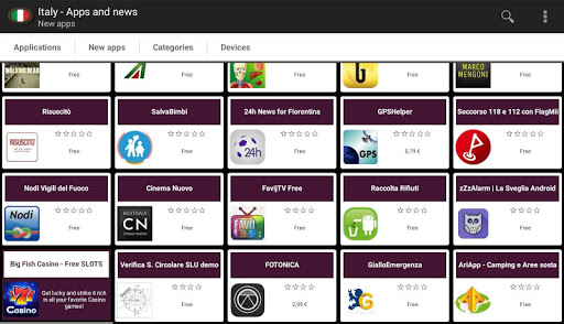 Italian apps and games Screen 3