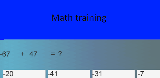 math training