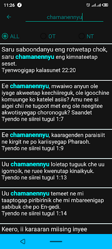 Kalenjin bible (Bukut Ne Till) Screen 3
