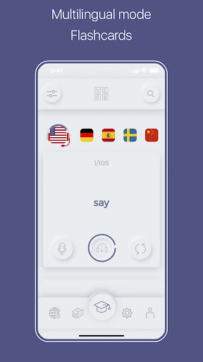 Android application Lexicont Vocabulary flashcards screenshort
