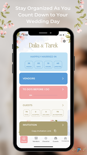 Lovebirds: The Wedding Guide Screen 3