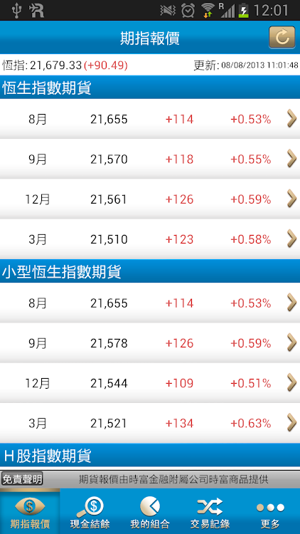CASH Futures Trader 時富期貨 - 1.9.1 - (Android)
