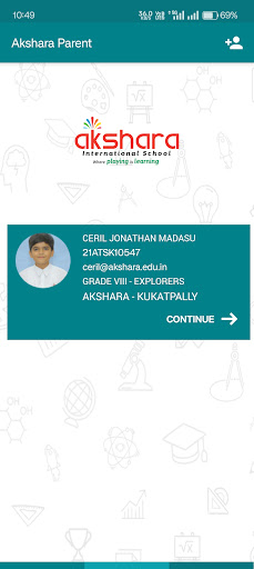 Akshara Parent Portal Screen 3