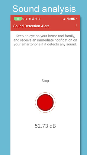Sound Detection Alert Screen 2