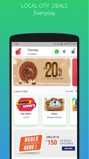 Android application Dorvey -Your city mate screenshort
