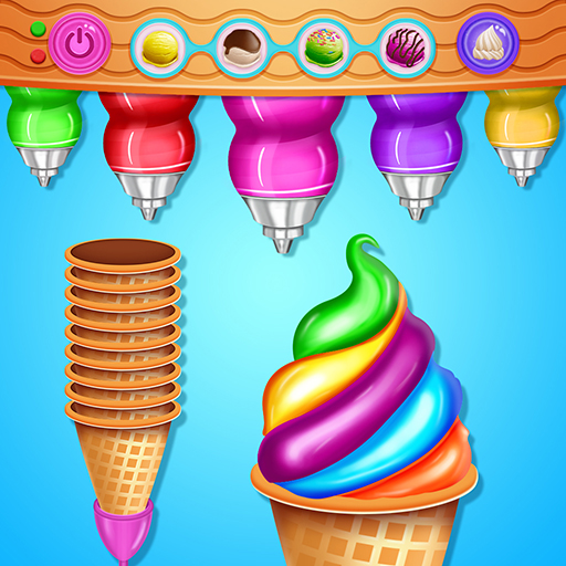 Ice Cream Cone Icecream Maker logo
