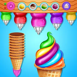 Ice Cream Cone Icecream Maker Mod Apk