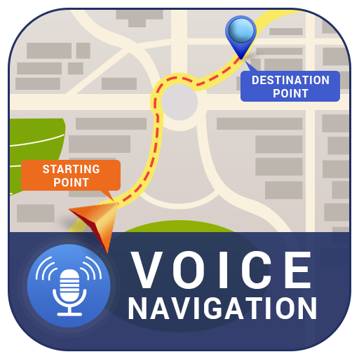 Voice GPS Navigation Map logo