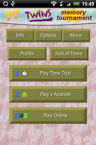 Twins Memory Tournament Screen 3
