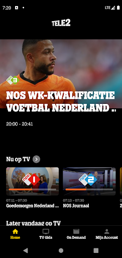 Android application Tele2 TV screenshort