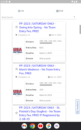 USA Softball of Louisiana