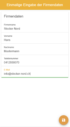 Android application Service Primo screenshort