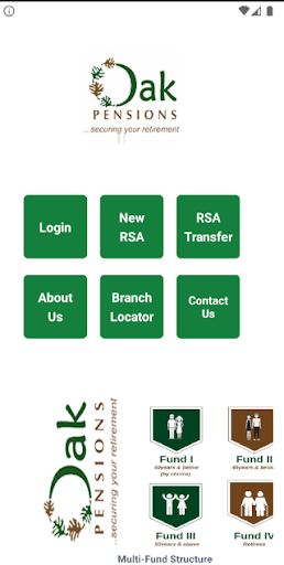 Oak Pension Mobile Screen 3