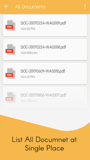 Android application Document Manager & Viewer screenshort