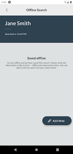 Law Enforcement Screen 3