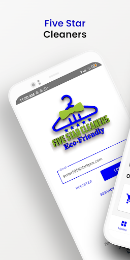 Android application Five-Star Cleaners & Tailoring screenshort