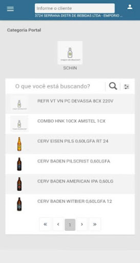 Android application Serrana Distribuidora Bahia screenshort