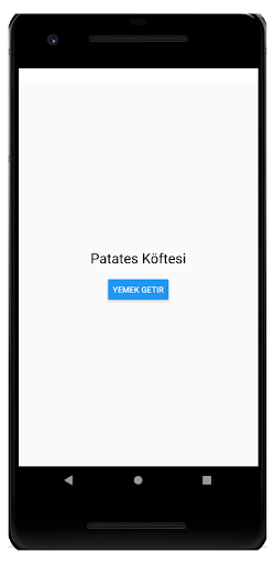 Android application Ne Yesem screenshort