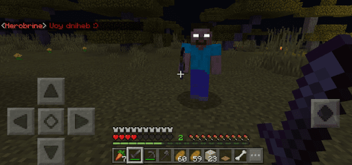 Herobrine mod for Minecraft Screen 3