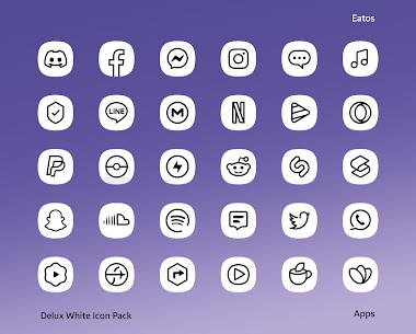Delux White Icon Pack MOD APK 2.1 (Patched Unlocked) 4