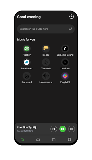 Android application Music Downloader Player Effect screenshort
