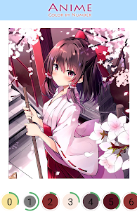 Anime & Manga: Color by Number 4